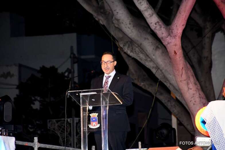 Momento de la lectura del pregón/TA.